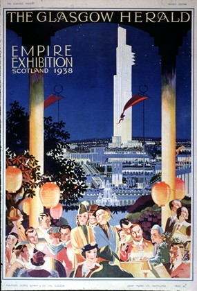 Digitised archive image from the Empire Exhibition, 1938.